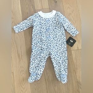 Laura Ashley girls footsie NWT 6-9m